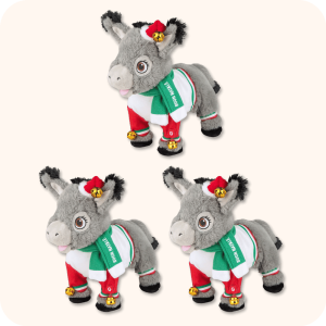 Dominick The Donkey Plush 3PCS