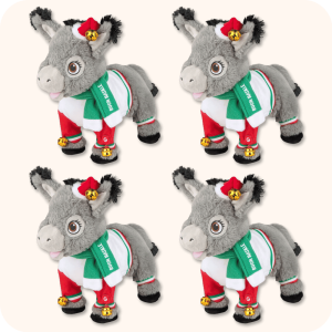 Dominick The Donkey Plush 4PCS